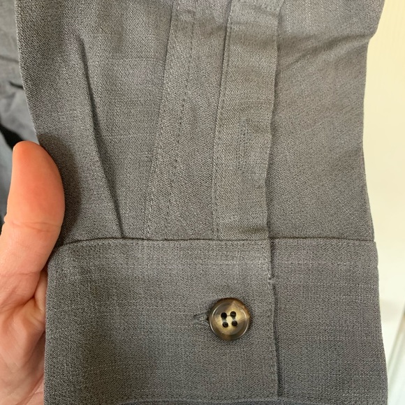 Carly Jean chambray button down blouse - Picture 6 of 6